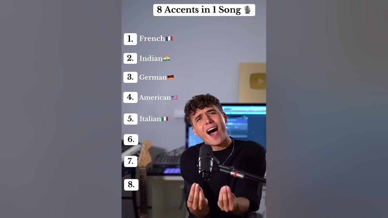 8 accents in one song creds to levent Geiger. #song #indian #american #british #australia #french