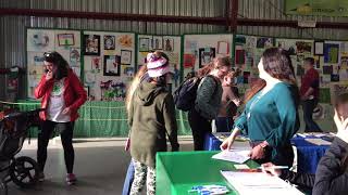 Alaska State Fair 4H Booth playing with gimbal