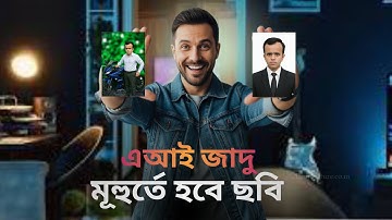 জেমিনি দিয়ে পাসপোর্ট সাইজ ছবি তৈরি করুন | Make Passport Size Photo AI | Free AI Photo Maker 2025