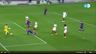 barcelona vs sevilla COPA DEL REY 3-2 GOL DE martin braithwaite