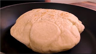 نان پیتا - طرز تهیه نان پیتا در خانه || Pita Bread - How to Make Pita Bread at Home (Recipe)