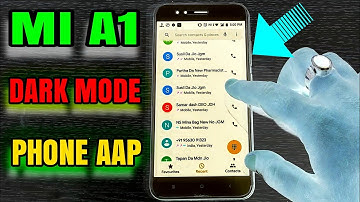 Mi A1 Dark Mode On Google Phone Beta App