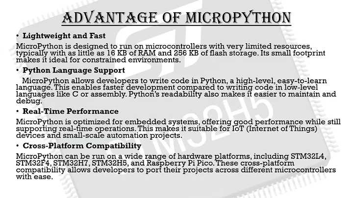 MicroPython: Revolutionize Embedded-systems Development