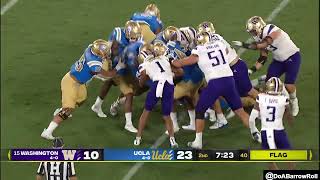 Washington OL/Offense vs UCLA Defense (2022)