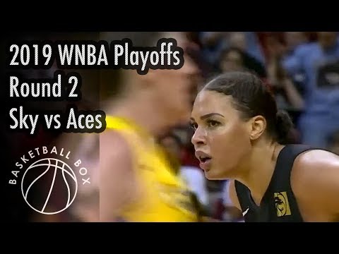 [WNBA Playoffs Round2] Chicago Sky vs Las Vegas Aces, Full Game Highlights, September 15, 2019