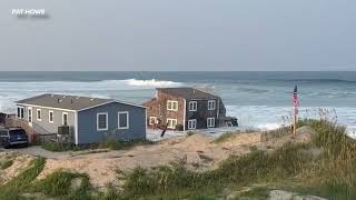 VIDEO: Sea swallows beach home in North Carolina Outer Banks