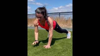 BODYWEIGHT CORE🔥10 Push planks #fitnessmotivation #training #workout #crazy #fitness #aesthetic