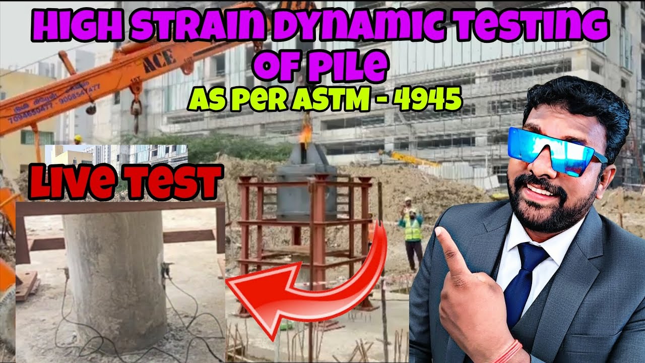Pile Dynamic Rtest Dynamic test of pile | pile dynamic load test | fire method | load test ...