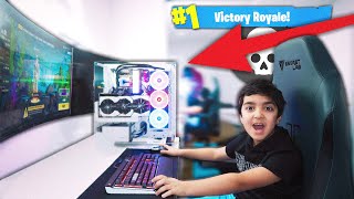 My Little Brother Plays Fortnite On PC For The Fir...