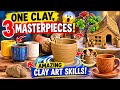 🔥 Amazing Clay Art Skills | One Clay, 3 Masterpieces! @FactorySeFood