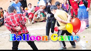Balloon game || funny in christmas program 2023 || GCC  Children Rangkot Rolpa