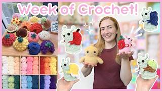 WEEK OF CROCHET Vlog!  🧶 Pattern Writing, Yarn Shopping, & Custom Orders! ✨ Profile