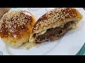 Çocukların En Sevdiği Ev Yapımı Sağlıklı Ve Bir O Kadar Lezzetli Kolay Kapalı Hamburger🍔💯🖐