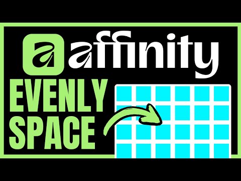 How To EVENLY SPACE OBJECTS In Affinity (QUICK & EASY) 2026