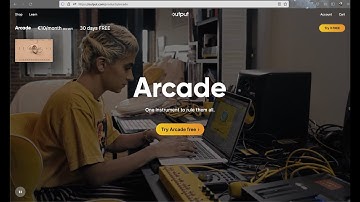Testing arcade 2.0 by Output for the first time in Logic X Pro