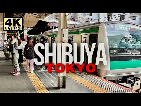Riding the JY Train from Shibuya to Shinjuku [4K] 🇯🇵 thumbnail