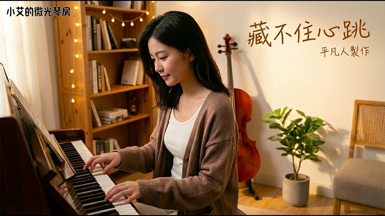 把喜歡寫進旋律裡，朱主愛的《藏不住心跳》 ｜Piano Cover🎹小艾的微光琴房