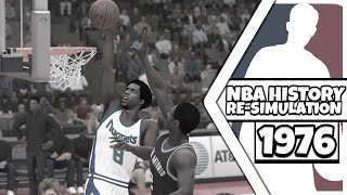 I Reset The NBA to 1976 and Re-Simulated NBA HISTORY!