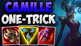 CHALLENGER CAMILLE ONETRICK DOMINATES TOP LANE! | CHALLENGER CAMILLE TOP GAMEPLAY | Patch 14.10 S14