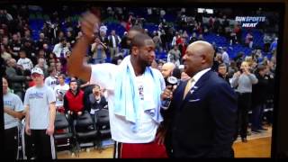 Chris Bosh Video Bomb: DinoBot