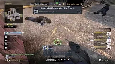 CSGO 1v5 Ninja on Cache (no kit or smoke)