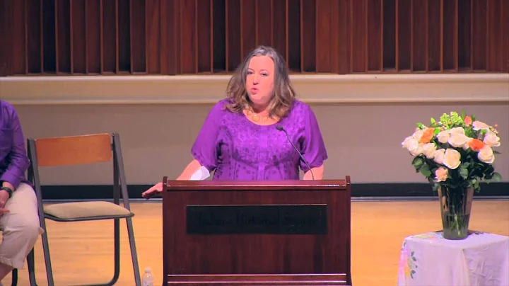 Michelle Posten Combs reading  "Confessions of a B...