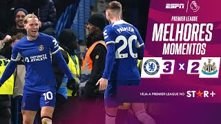 EM JOGO DE GOLAÇOS, CHELSEA VENCE O NEWCASTLE NO SUFOCO NA PREMIER LEAGUE | MELHORES MOMENTOS image