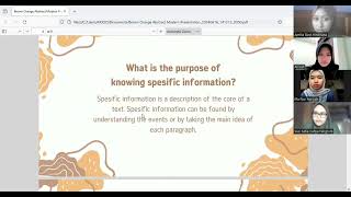 Teaching Methods TEFL (Identifying Main Idea and Analyzing Spesific Information in Descriptive Text)