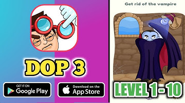 DOP 3 : Displace One Part All Levels Gameplay Android iOS Level 1-10