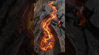 Lava Flow Epoxy Table #timelapse #diy #epoxyresin #transformation #viral