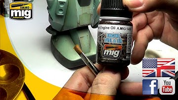How to do grease splashes on a Zaku Lucca 2015, Italy how to by Mig