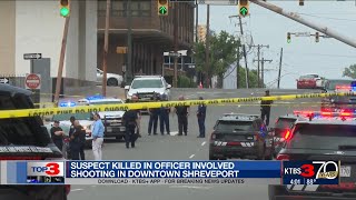Officer Involved Shooting in Downtown Shreveport