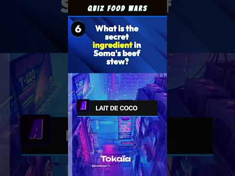 QUIZ FOOD WARS Tu connais vraiment les chefs de Totsuki