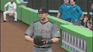 MLB 16: The Show (PS4) (Miami Marlins Season) Game #27: ARI @ MIA