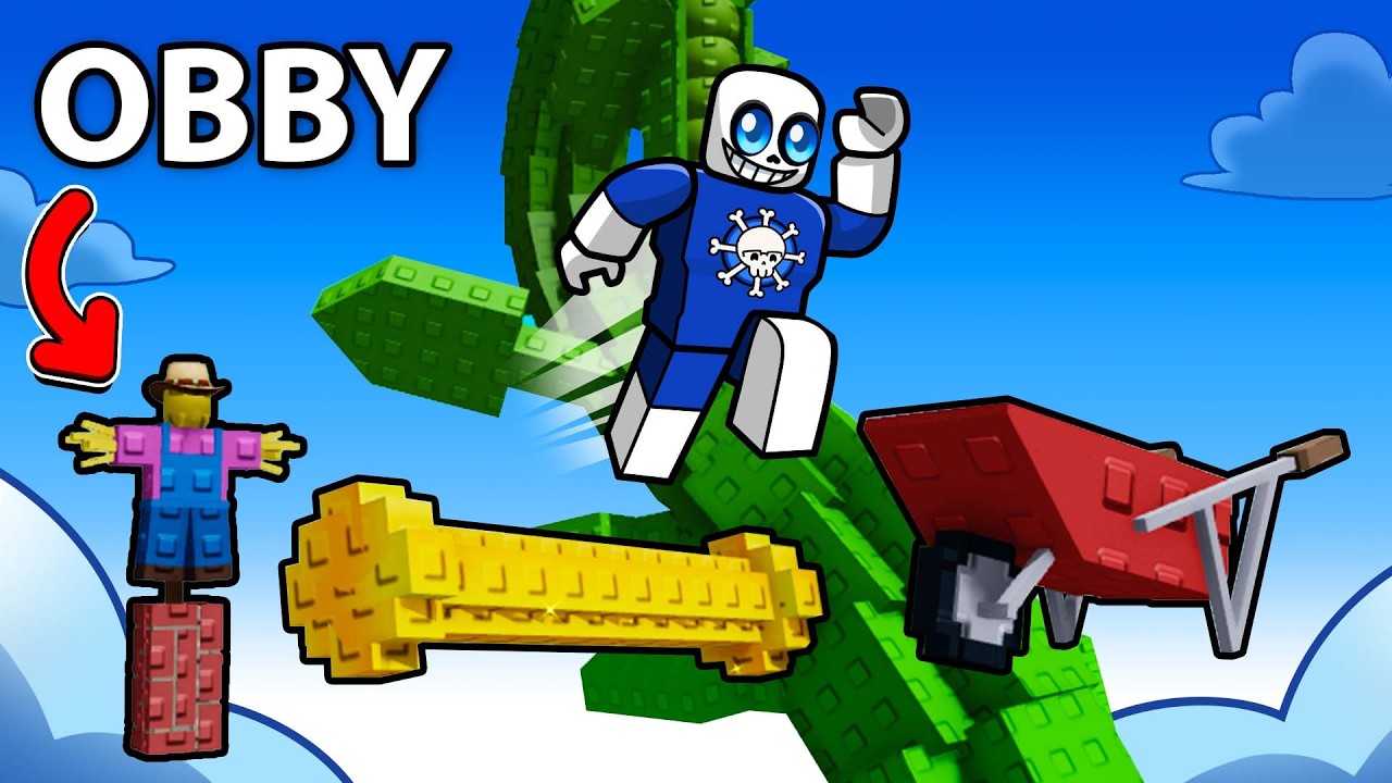 I Made An Obby In Grow A Garden's Cosmetic Update