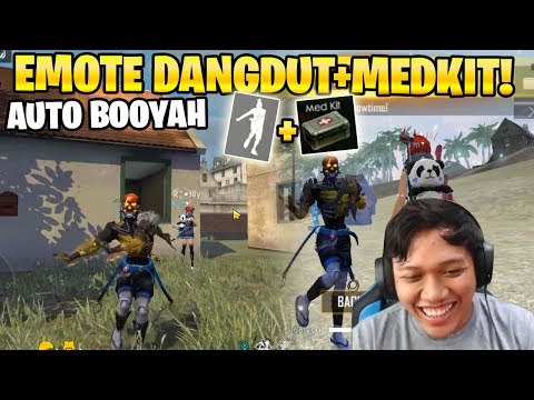 EMOTIN DANGDUT MEDKIT TERBARU DEPAN MUSUH AUTO KESEL! - Garena Free Fire