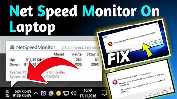 Net Speed Monitor Ko Kaise On Kare Fix Net Speed Monitor Error