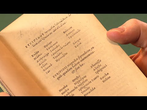 Tragoedia Septendecim, Euripides. Editio Princeps, 1503. Peter Harrington Rare Books