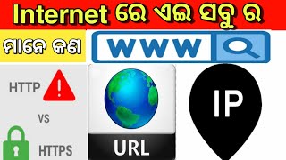 WWW , Http vs Https , URL , Client And Server , IP Adress | All Basics Of Internet | Odia Tutorials