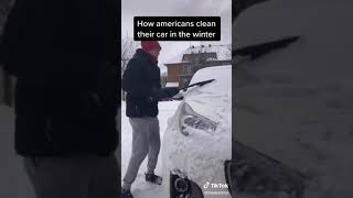 TikTok - How Canadian’s clean their car in the winter (@thatleafsfan)