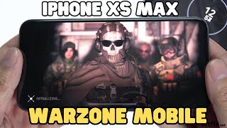 iPhone XS Max Call of Duty Warzone Mobile Gaming test | Apple A12 Bionic