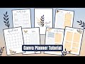 April 2022 canva planner tutorial  designing a printable planner on canva