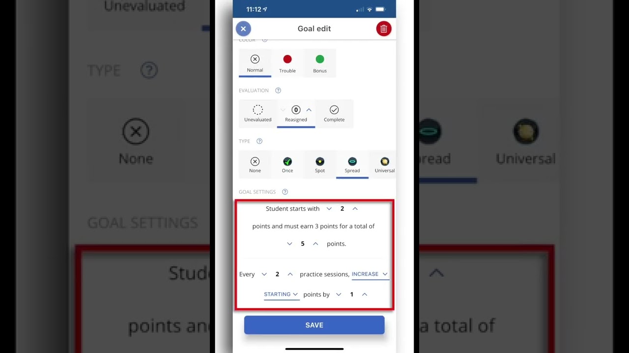 MetaPractice - Spread Goals