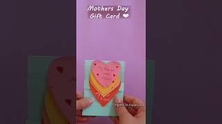 Last minute Mothers day gift card ❤️ | Easy Mothers day gift idea | How to make Greeting  Card craft