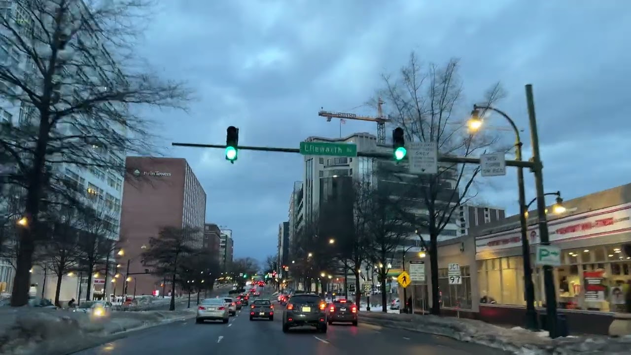 Sunset Drive Through Washington, D.C.#asmr #driving #usa 