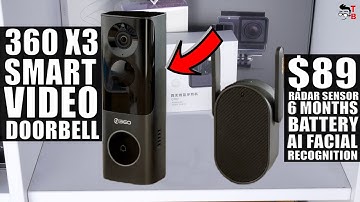 360 X3 PREVIEW: First Smart Video Doorbell with Radar Sensor 2021!