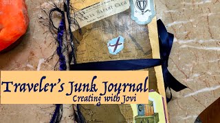 How I Made My First Traveler's Junk Journal and Flip Through