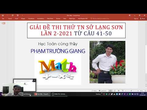 Giải đề thi thử lần 2 toán Lạng Sơn 2021 P2 #HOT