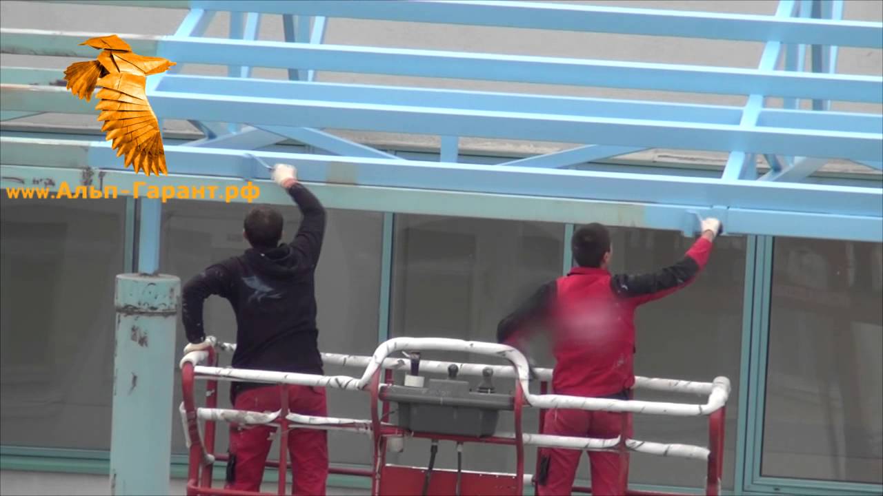 Покраска металлических ферм