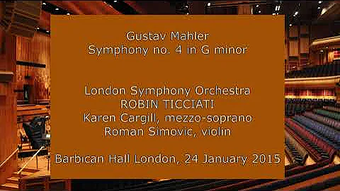Gustav Mahler - Symphony no. 4: Robin Ticciati and...